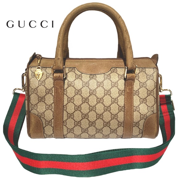 Gucci Handbags - Vintage Gucci Boston GG Monogram Canvas Bag